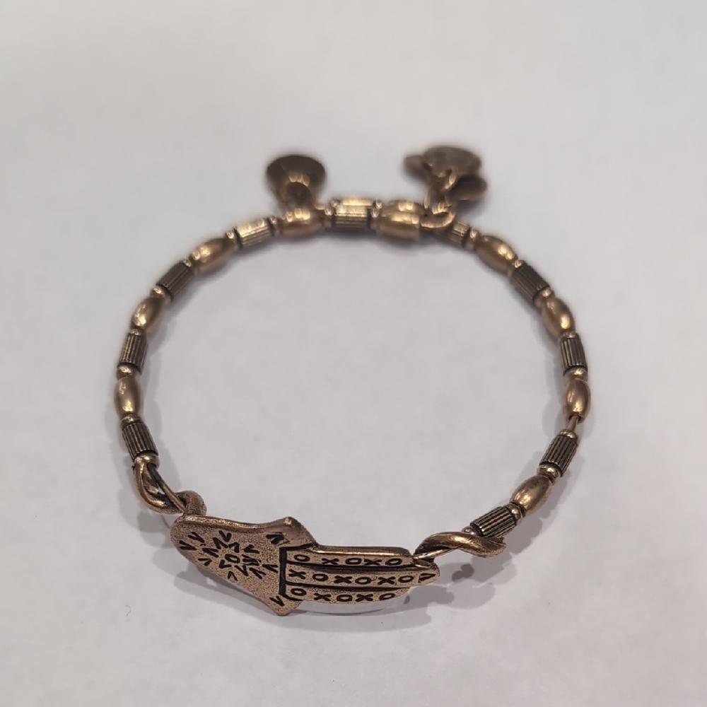 Alex and Ani Gold Hamsa Bracelet - Picture 2 of 4